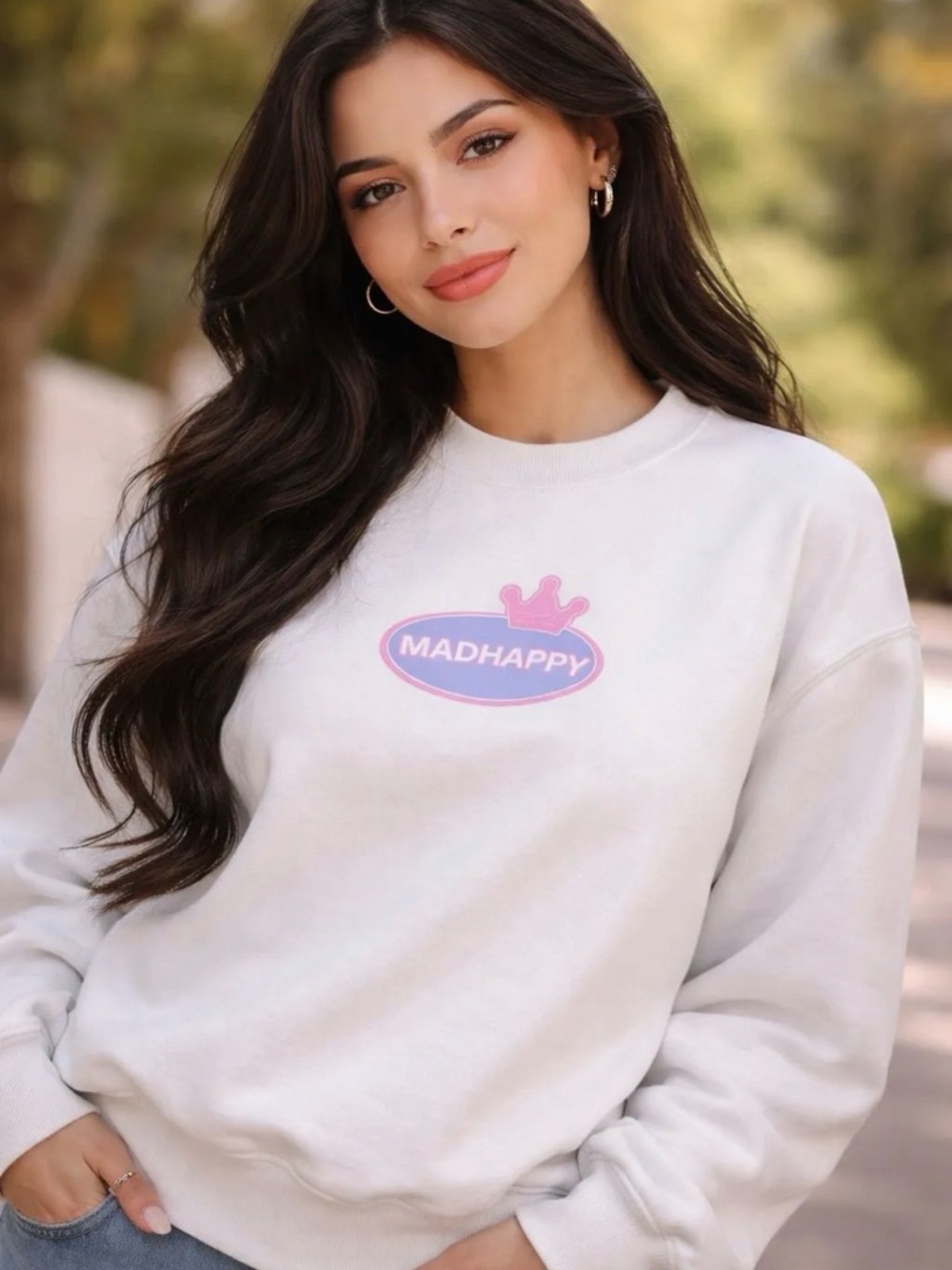 Madhappy American Original Crown Graphic Heavyweight Fleece Crewneck Sweatshirt